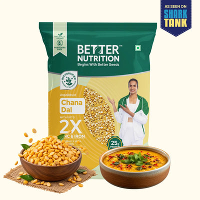 Biofortified Chana Dal | Unpolished Chana Dal