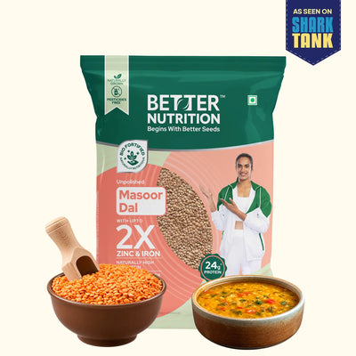Biofortified Masoor Dal | Unpolished Masoor Dal