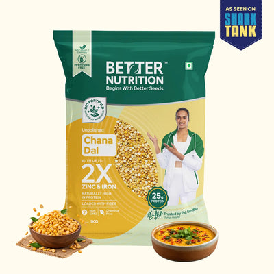 Biofortified Chana Dal | Unpolished Chana Dal