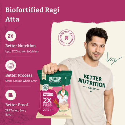 Biofortified Sprouted Ragi Atta / Finger Millet Flour