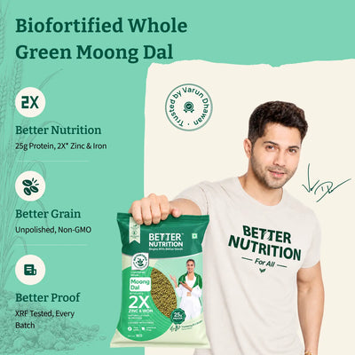 Biofortified Moong Dal Whole | Unpolished Moong Dal Whole