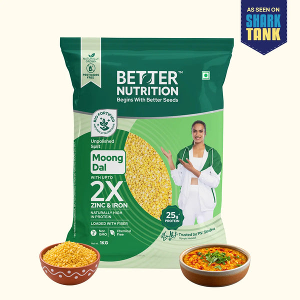 Biofortified Moong Dal Split | Unpolished Moong Dal Split