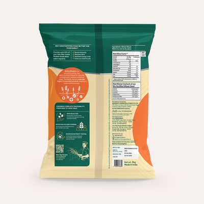 Biofortified Atta (5kg) + Rice (2kg) - 6 Months Subscription